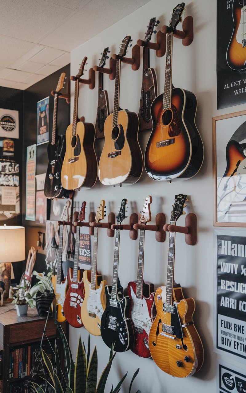 15 Guitar-Themed Bedroom Decor Ideas You’ll Love