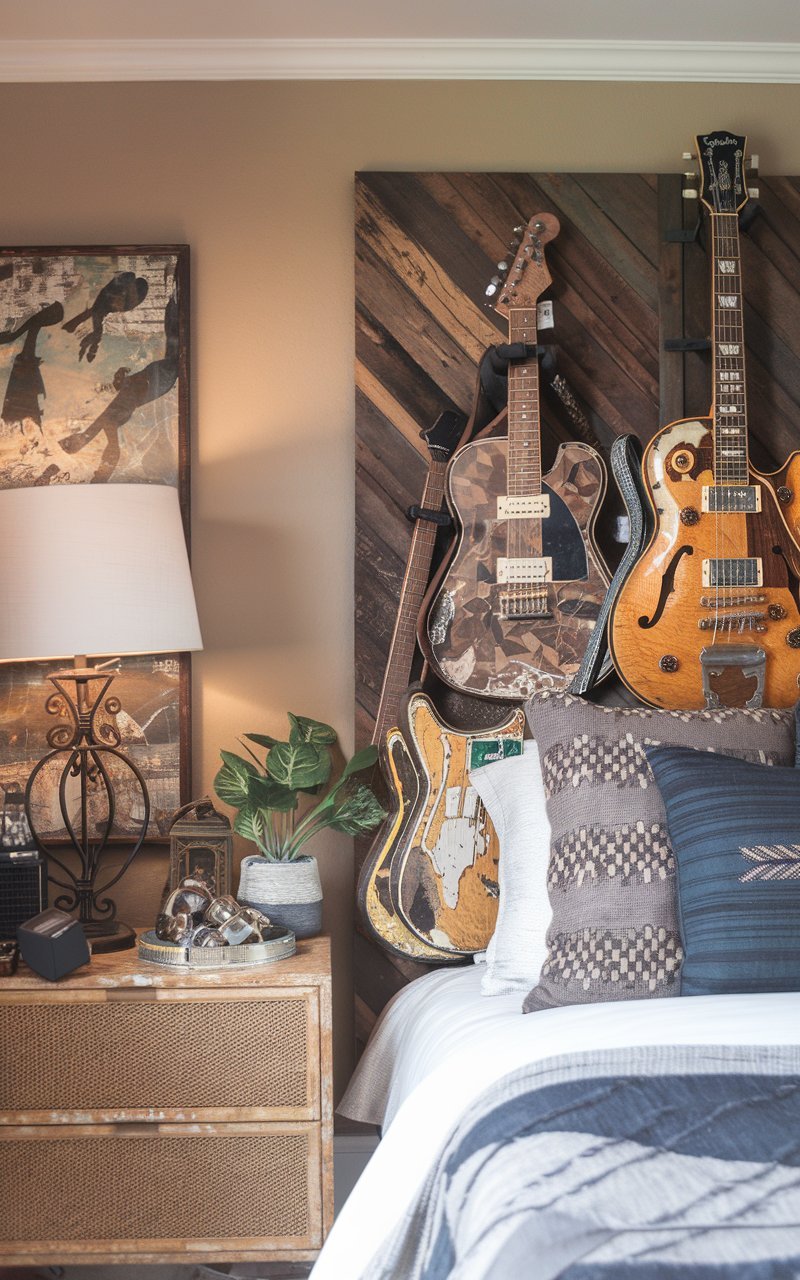15 Guitar-Themed Bedroom Decor Ideas You’ll Love