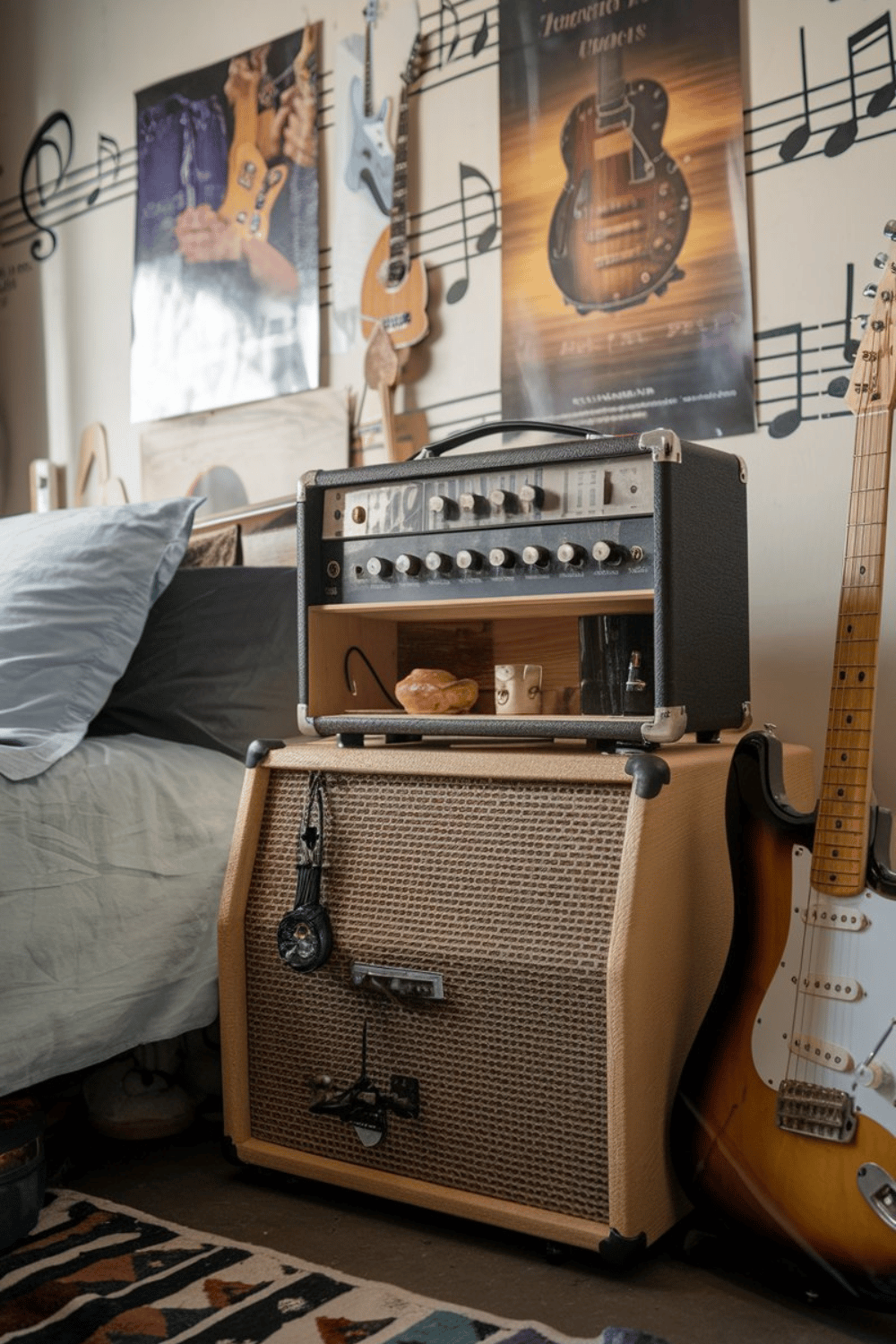 15 Guitar-Themed Bedroom Decor Ideas You’ll Love