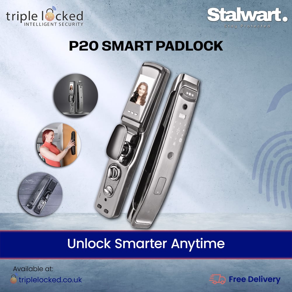 Triple Locked Smart Face lock