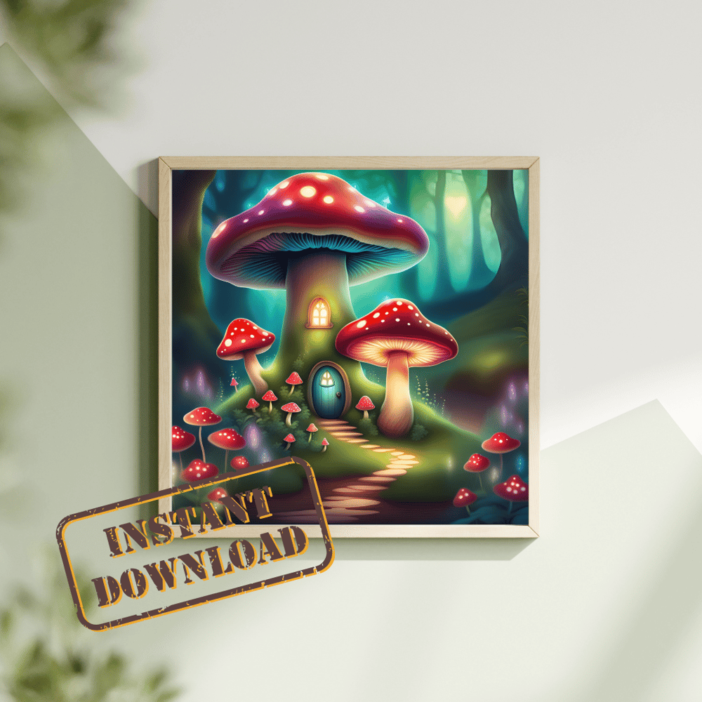 Heart dream fairy house heart ai art