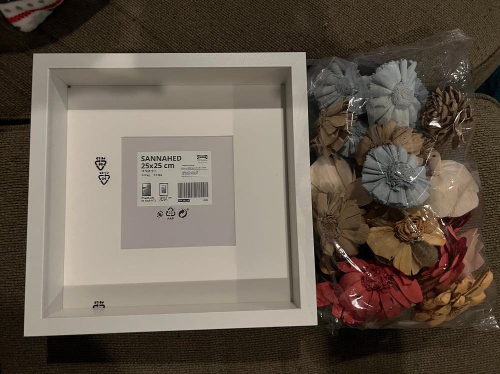 Materials for the Shadow Box