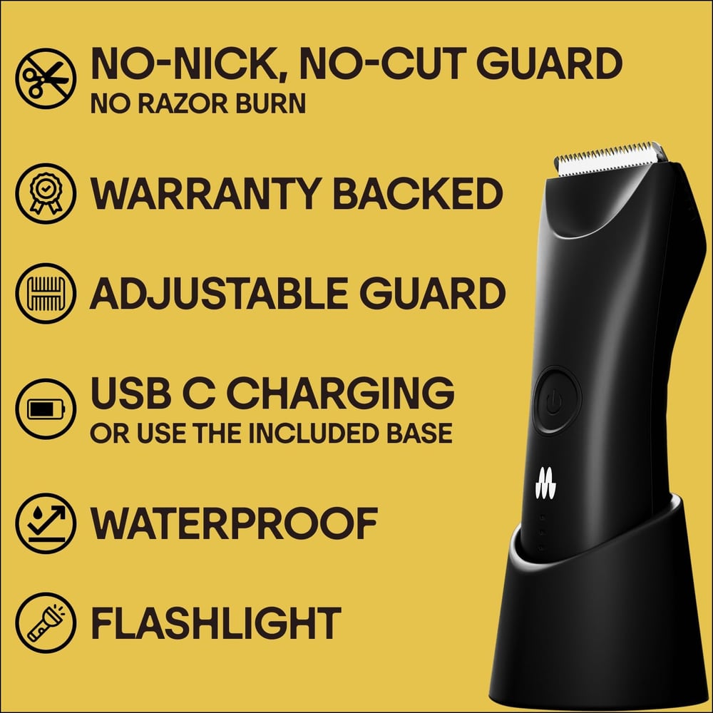 electric trimmer for pubic area