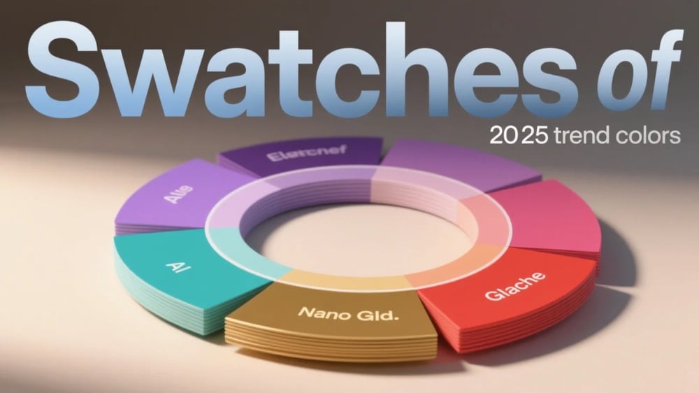 2025 trending color palette for AI art