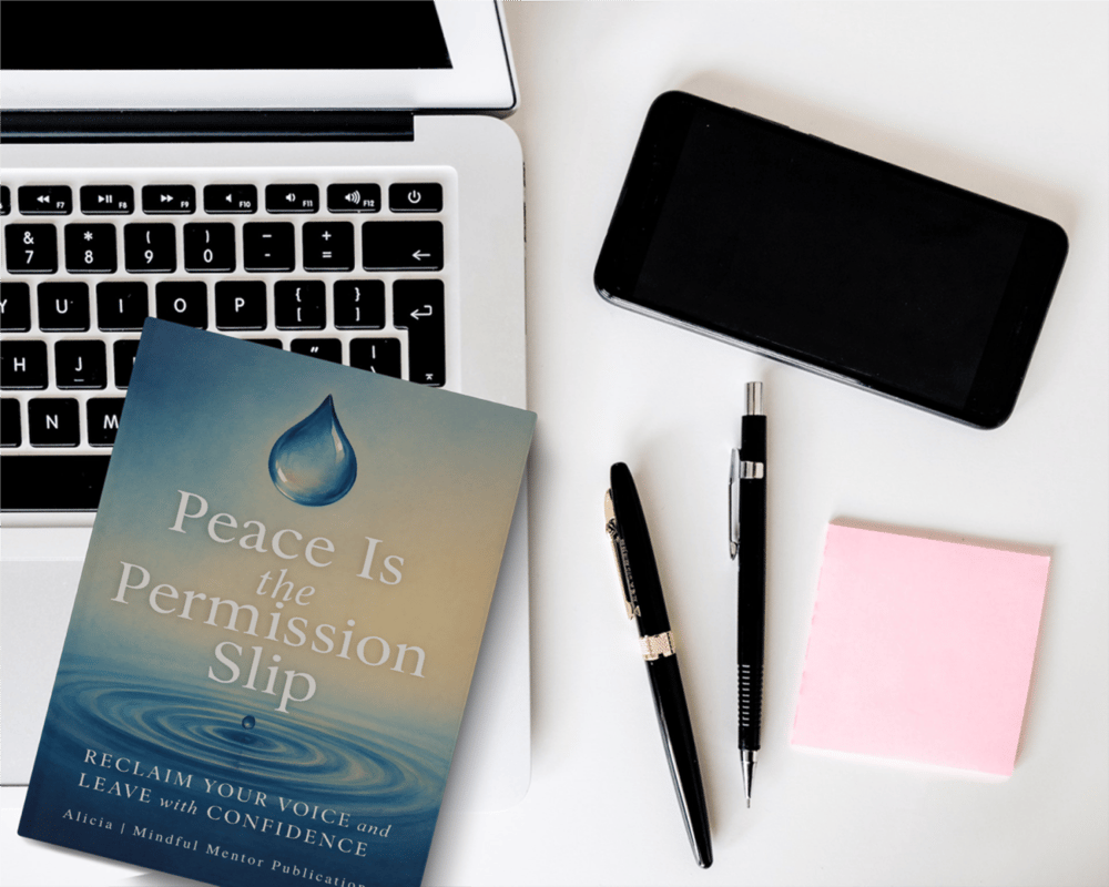 Peace is the Permission Slip mockup