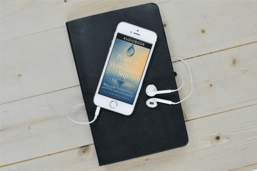 Peace is the Permission Slip audiobook mockup