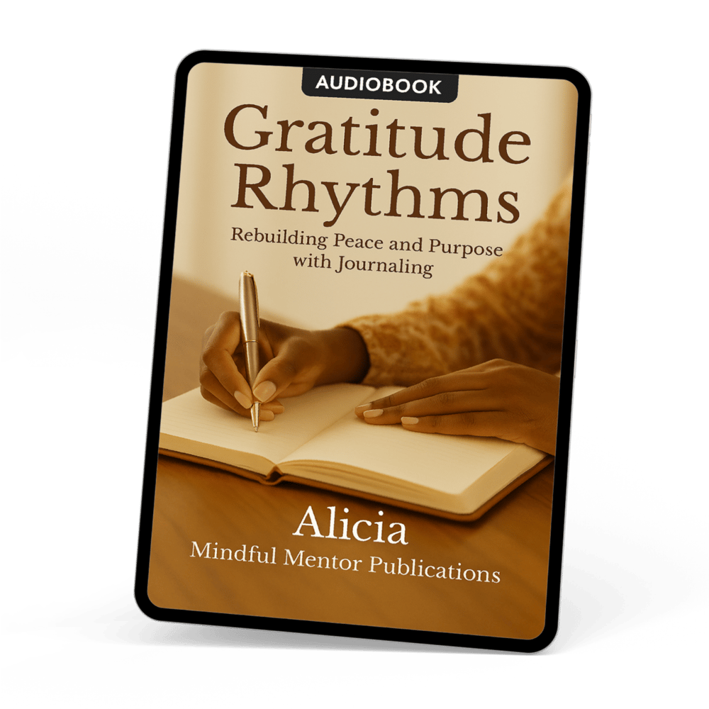 Gratitude Rhythms (Audiobook Edition) on tablet