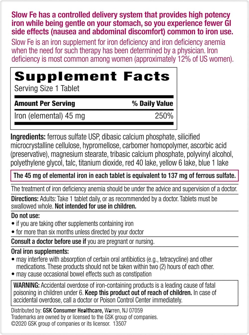 iron supplements for hair loss