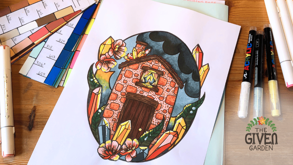 printable colouring page for adults