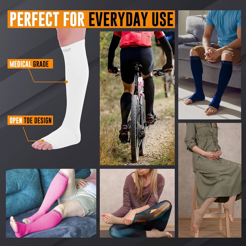 women's knee high compression stockings