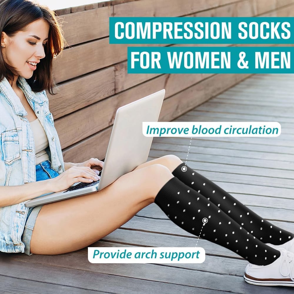 women's knee high compression stockings