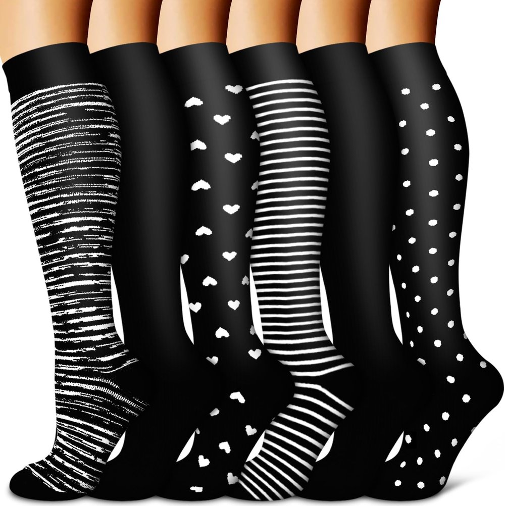 women's knee high compression stockings