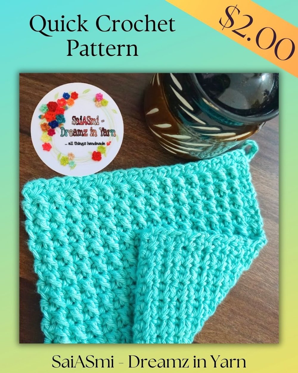 quick crochet project sale artisan designs