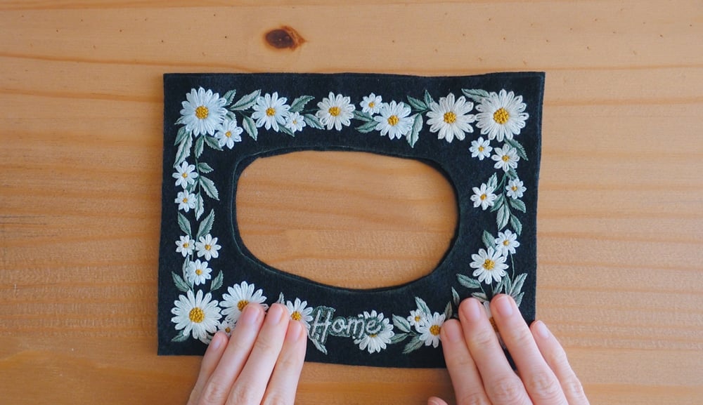 How to Make an Embroidery Photo Fram