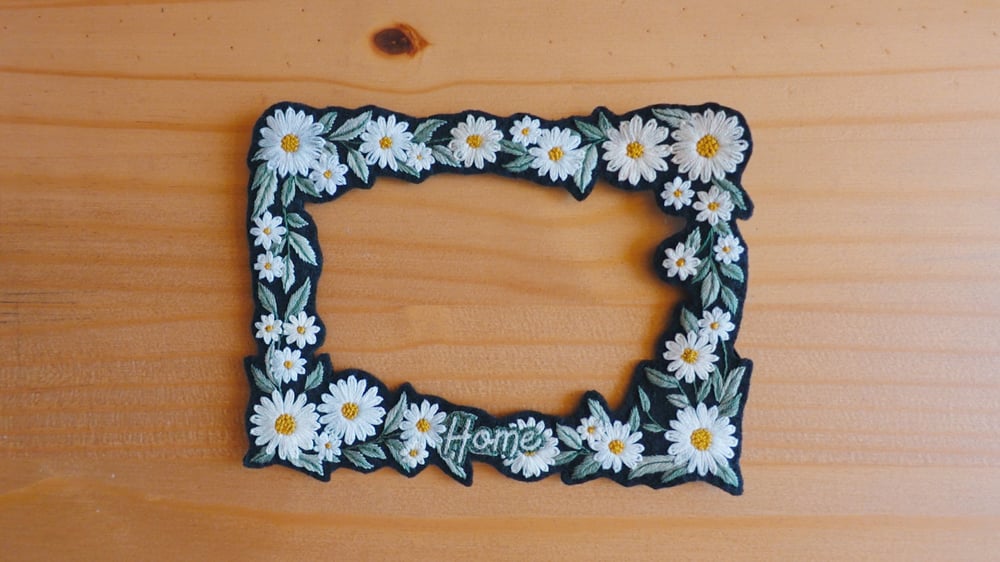 How to Make an Embroidery Photo Fram
