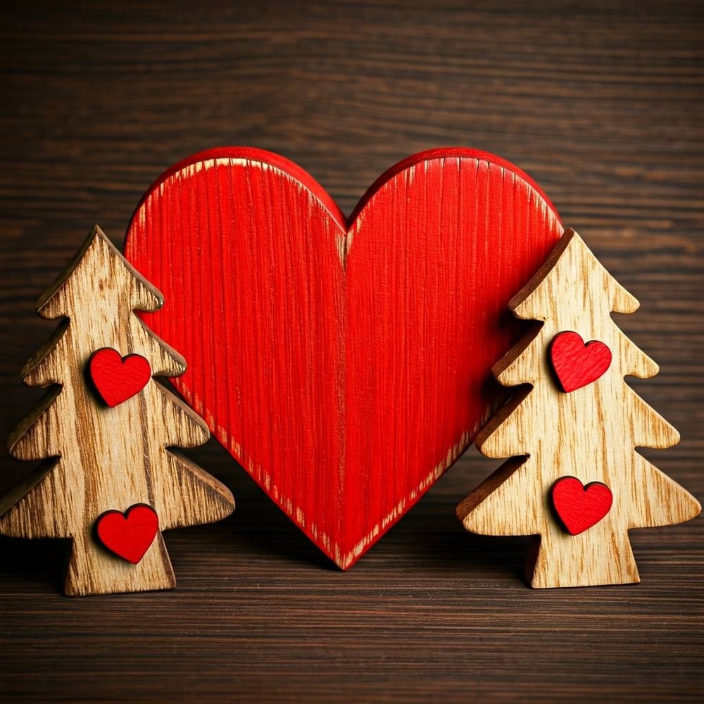 Making Rustic Wooden Heart Decor