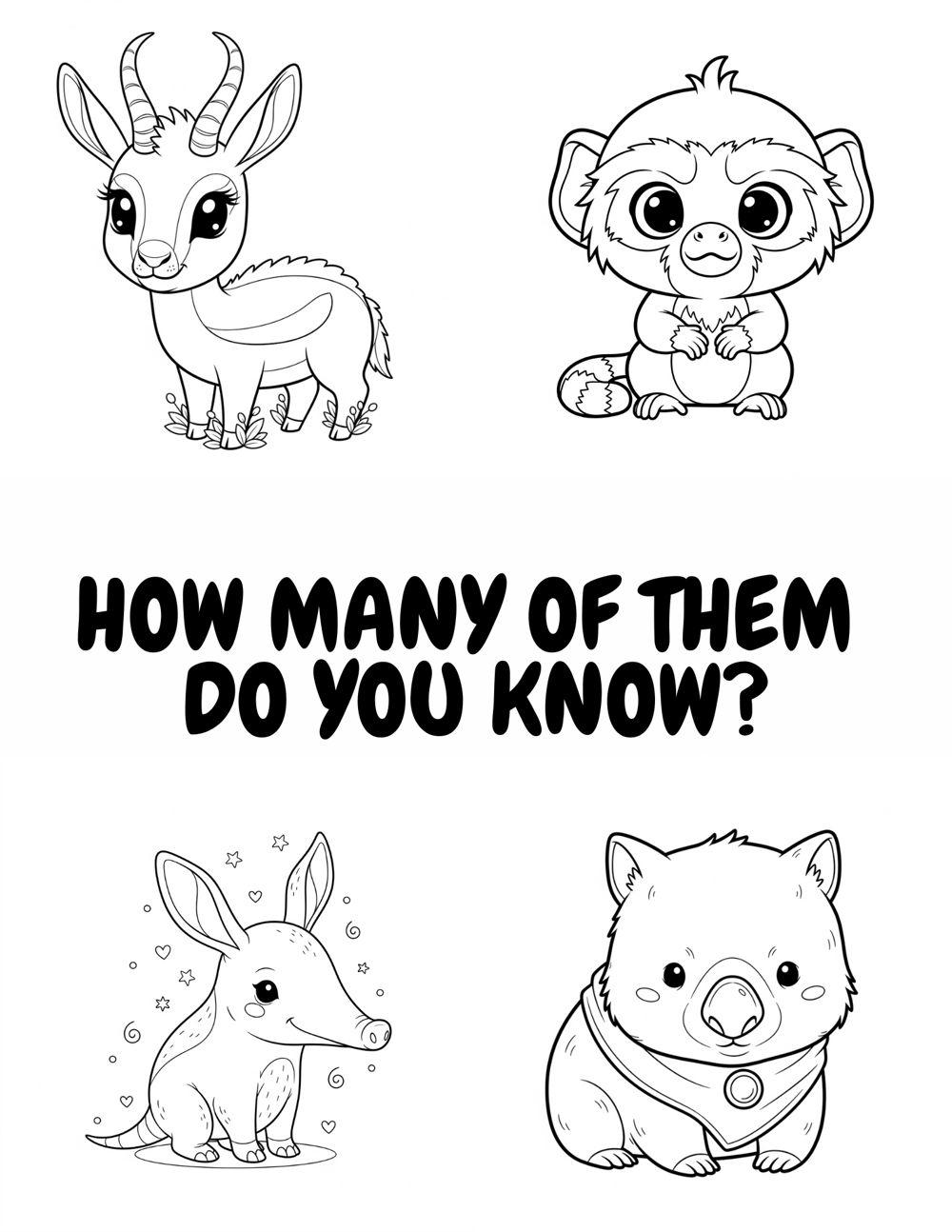 How many of the rare animals do you know?