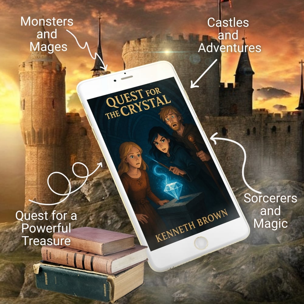 A true quest for action and adventure. Follow the Zita's journey to capture the Crystal. An action adventure YA fantasy.