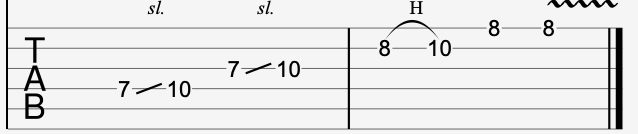 Guitar lick 5