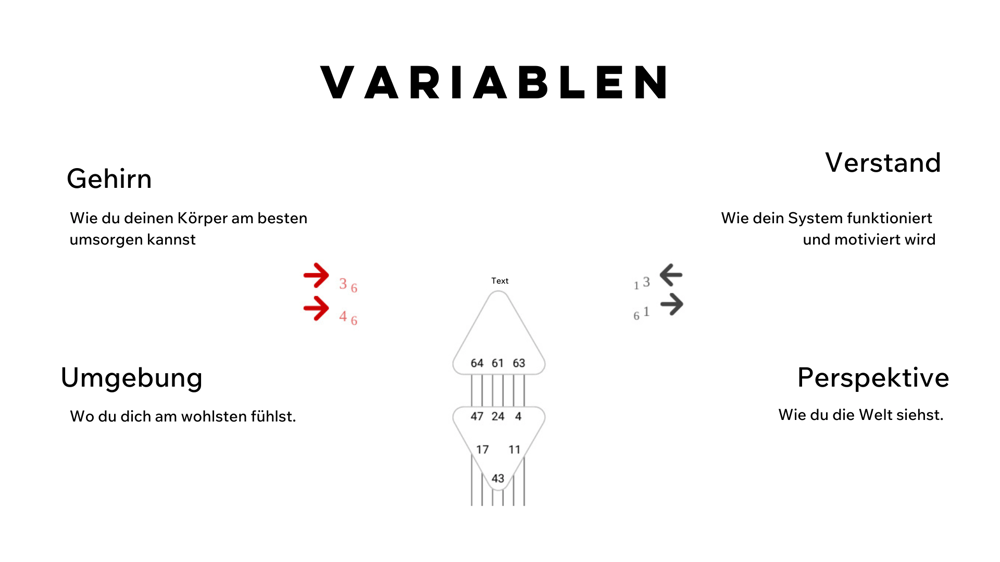 die Variablen im Human Design