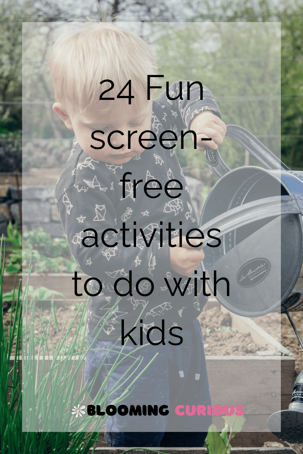 24 Fun Screen Free Learning Activities for Kids