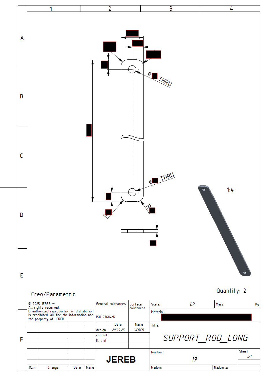 Sample technical drawing