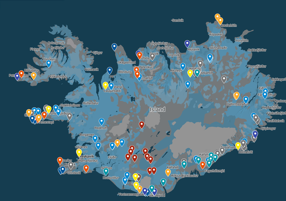 Iceland landscape photography location digital map mads peter iversen