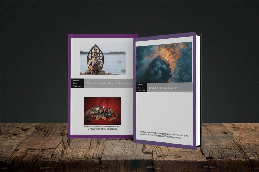 Crystals for meditation ebook and breathwork using AI report