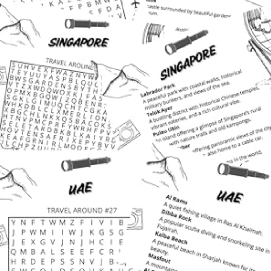 Word Search Travel Collection