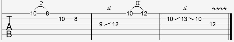 Guitar Phrase Example