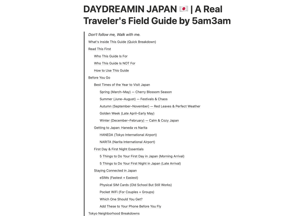 Organized so you can find what you need fast — not dig through fluff.