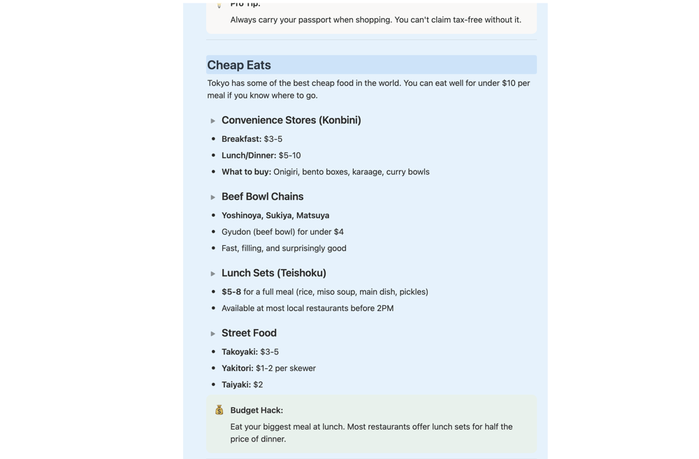 Exactly how to eat well in Tokyo for under $10 a meal.