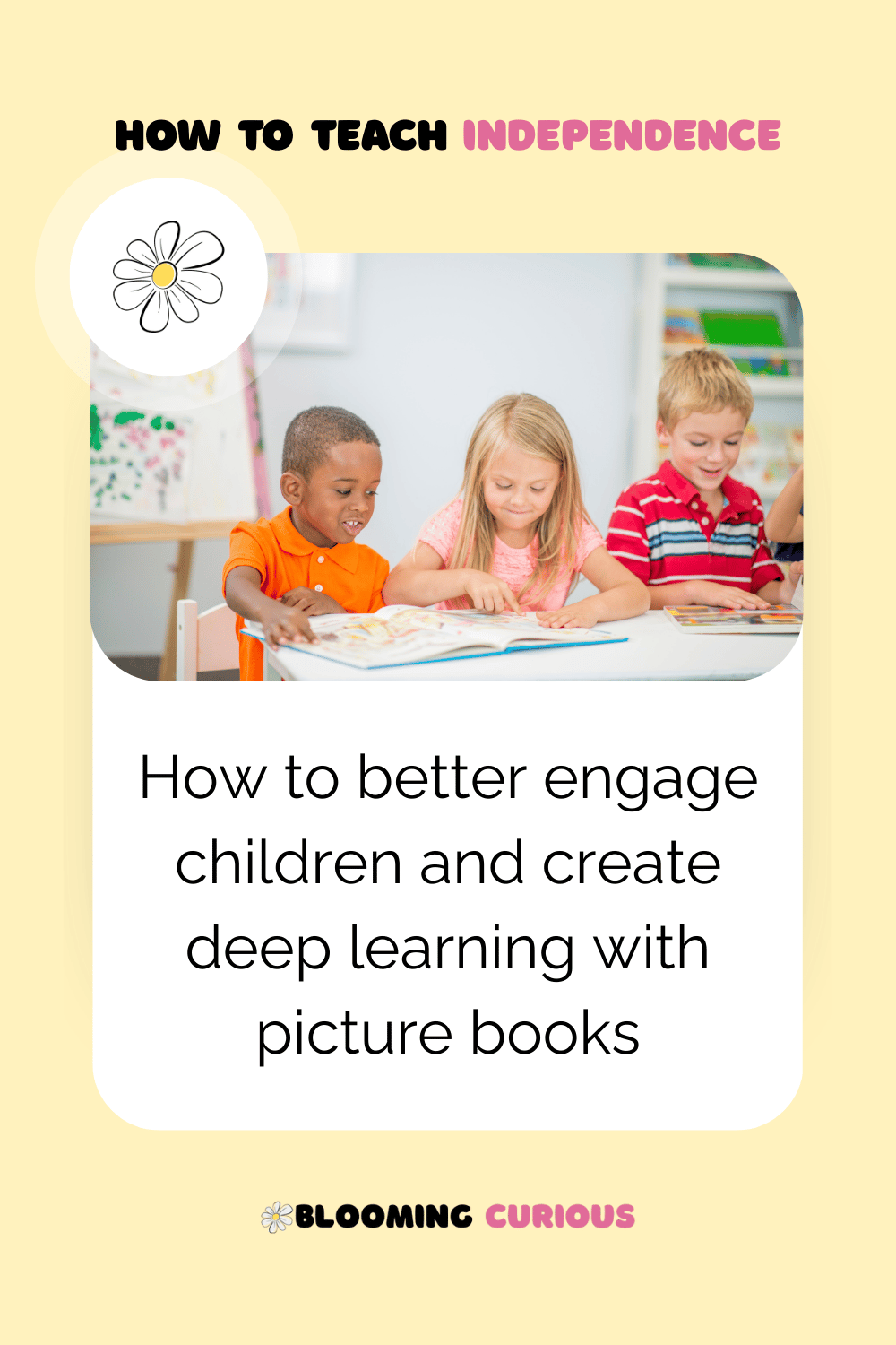 How to better engage children with picture books