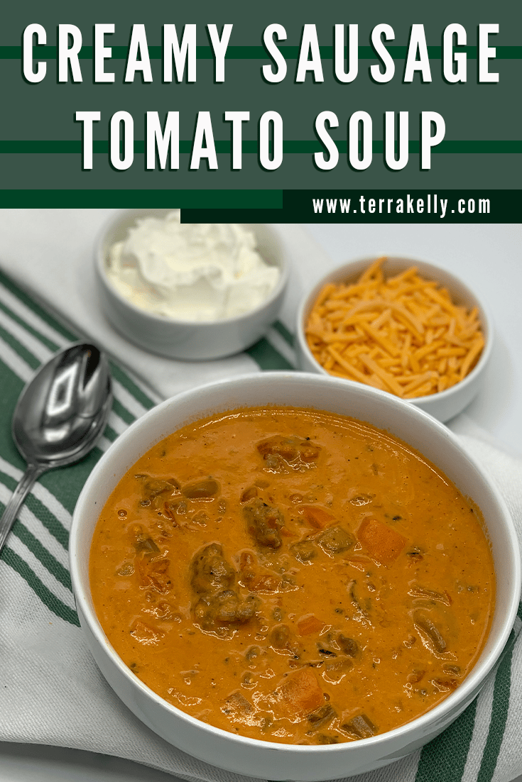 Creamy Sausage Tomato Soup recipe by Terra Kelly