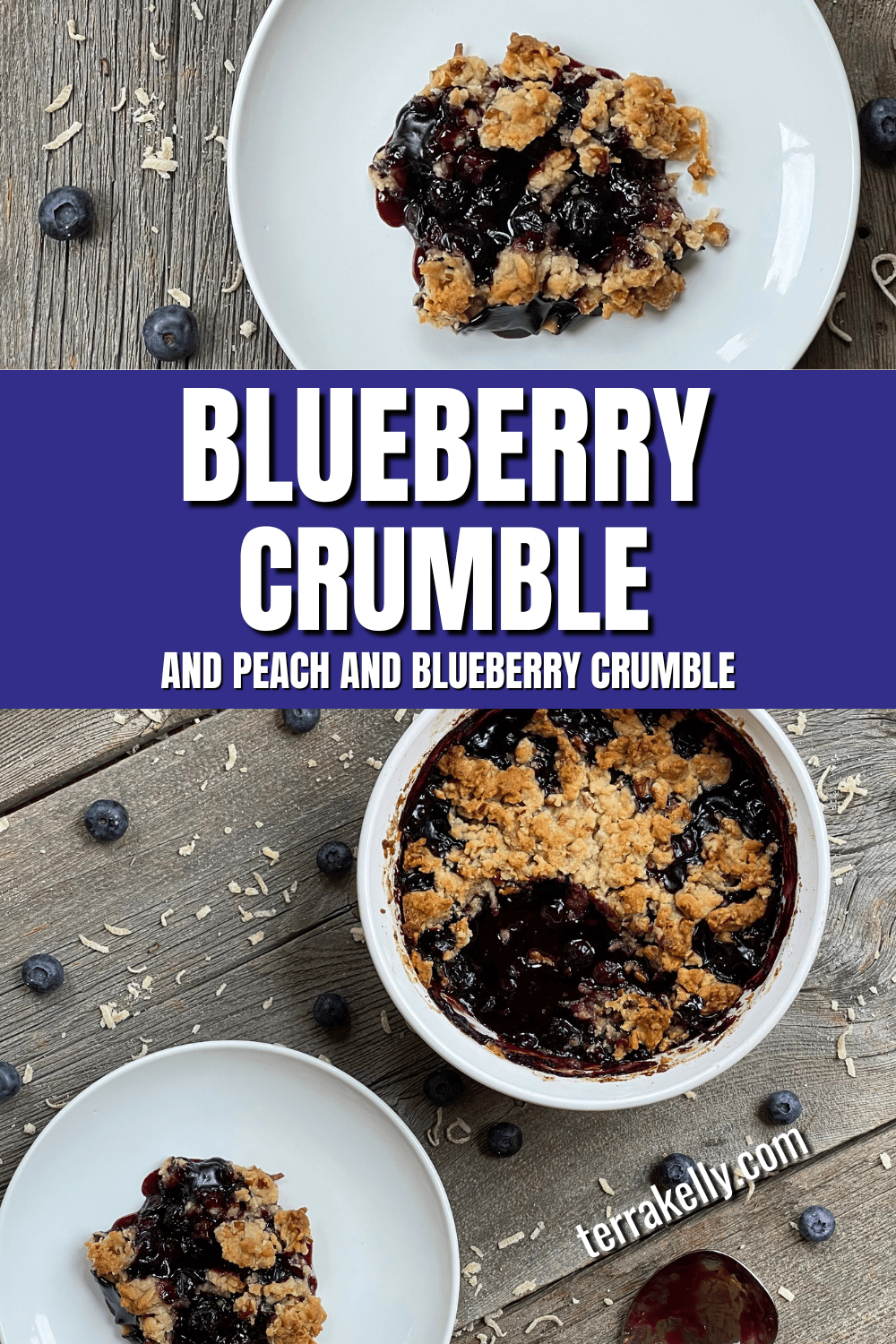 Blueberry Crumble recipe by Terra Kelly
