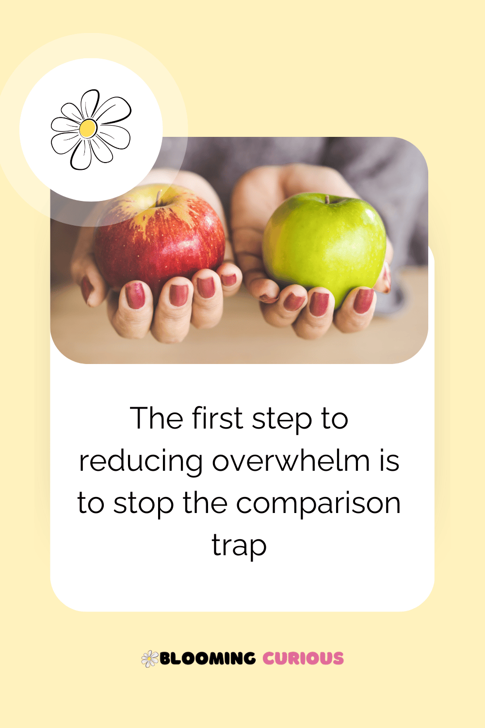 Stop comparing and stop teacher overwhelm