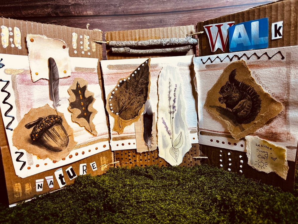 STEM + Art Challenge: Nature-Inspired Mixed Media Journal