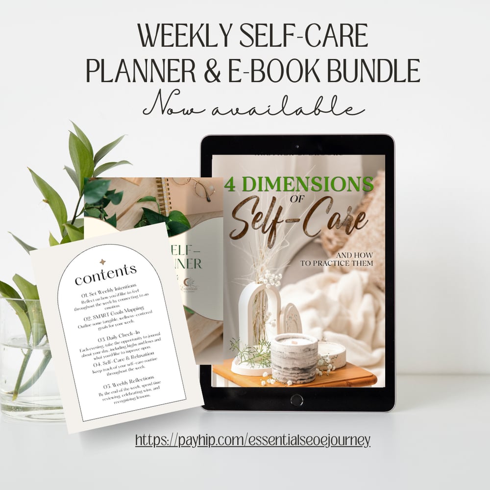 The 4 Dimensions of Self Care Bundle for nervous system regulation and holistic wellness