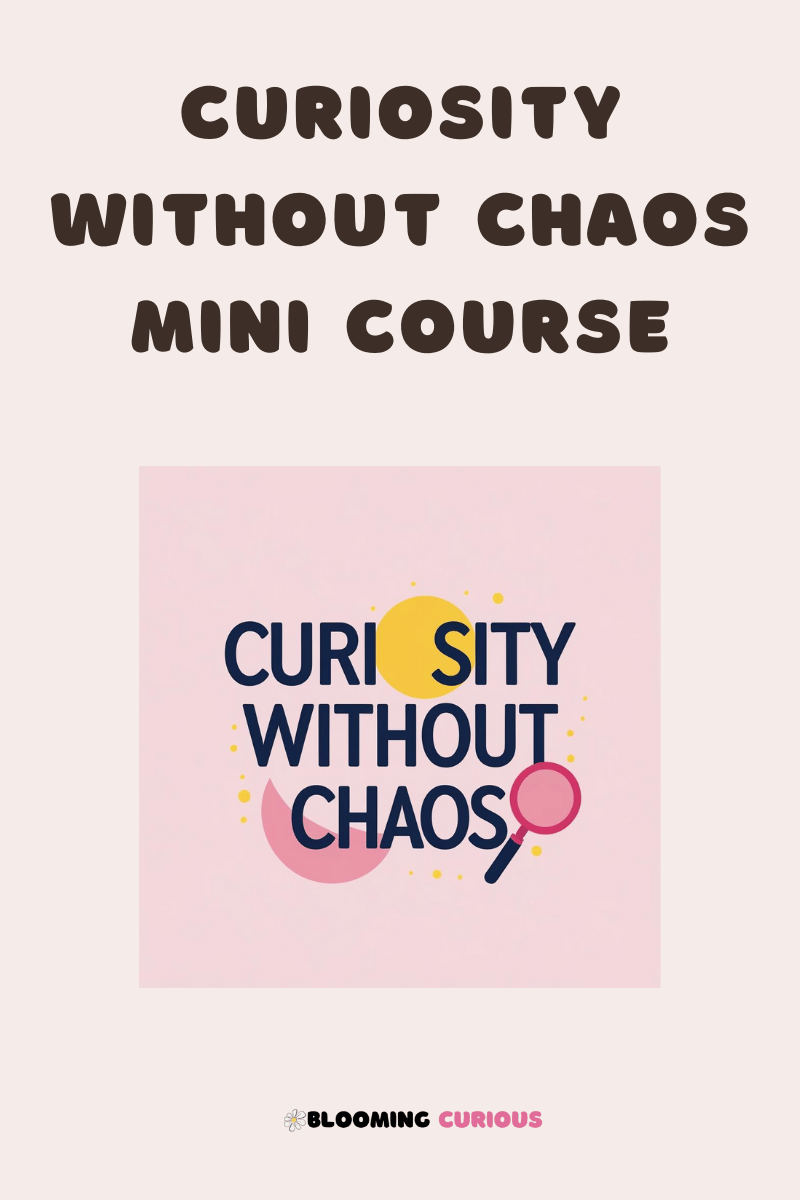 Curiosity Without Chaos a mini course for teachers