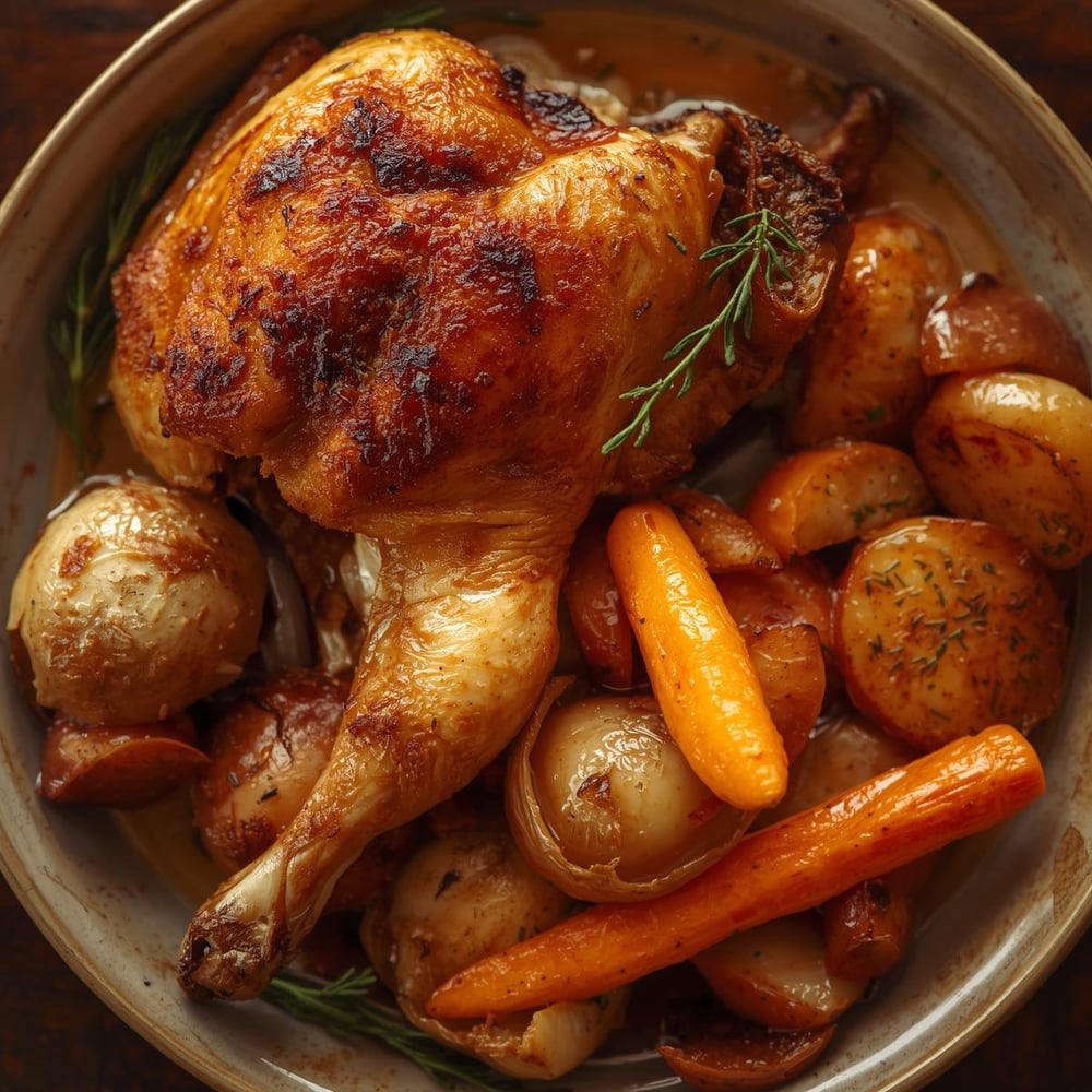 Dinner: Baked chicken with roasted vegetables – Chicken is affordable and can be used for multiple meals. Roast some carrots, potatoes, and onions for a balanced meal.