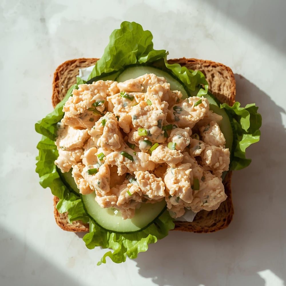 Lunch_ Tuna salad with lettuce and cucumber – Canned tuna is an affordable option that provides protein for a light meal.