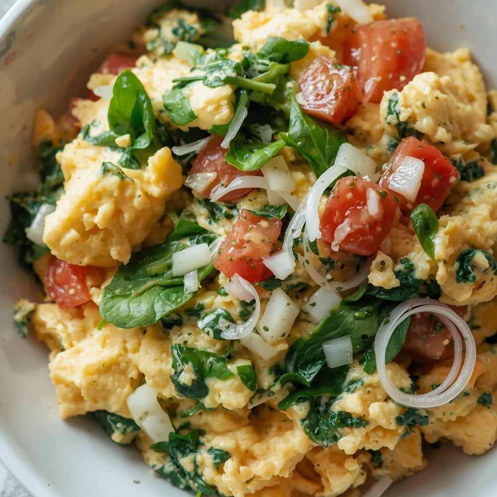 2. Egg White Scramble with Veggies__Egg whites are a low-calorie protein source. Scramble them with spinach, tomatoes, and onions for a nutrient-packed breakfast or light meal. It’s quick and perfect if you’re in a rush.