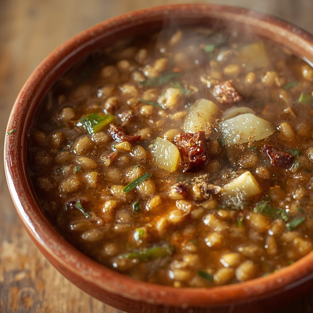 9. Lentil Soup__Lentils are full of protein and fiber, making them a great option for weight loss. Cook lentils with onions, garlic, and spices to create a warm, satisfying soup. It’s perfect for meal prep and easy to store for later.