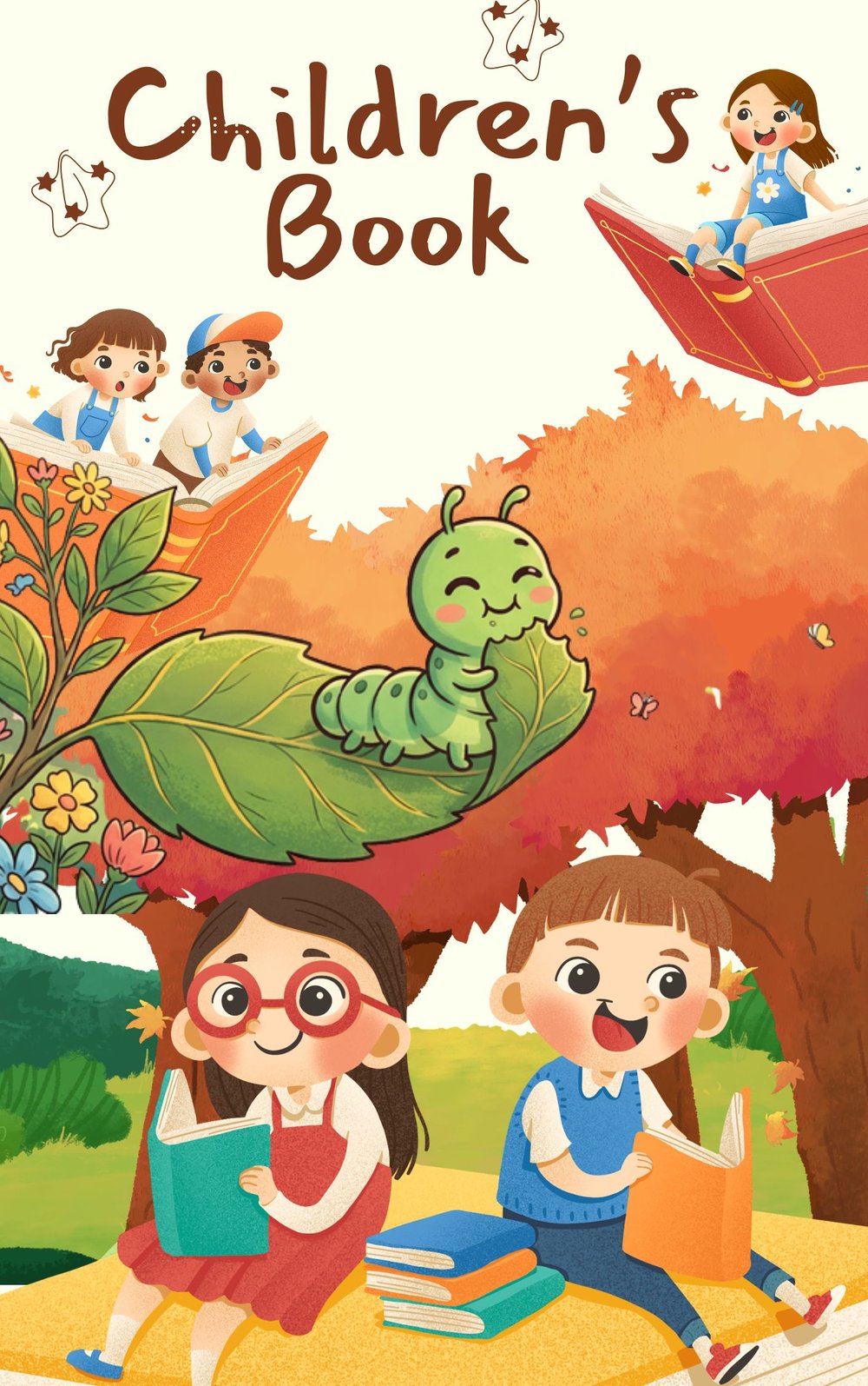 "🌟 Inspired by the all-time bestseller 'The Very Hungry Caterpillar' by Eric Carle – the #1 kids book on Amazon Kindle with millions of sales! This fun, educational digital eBook brings a similar adventure for toddlers aged 2-5, teaching counting, days of the week, and healthy eating through colorful illustrations and interactive elements (like virtual holes in pages). Perfect for parents in the USA, Canada, and Europe looking for engaging bedtime stories that build early learning skills.