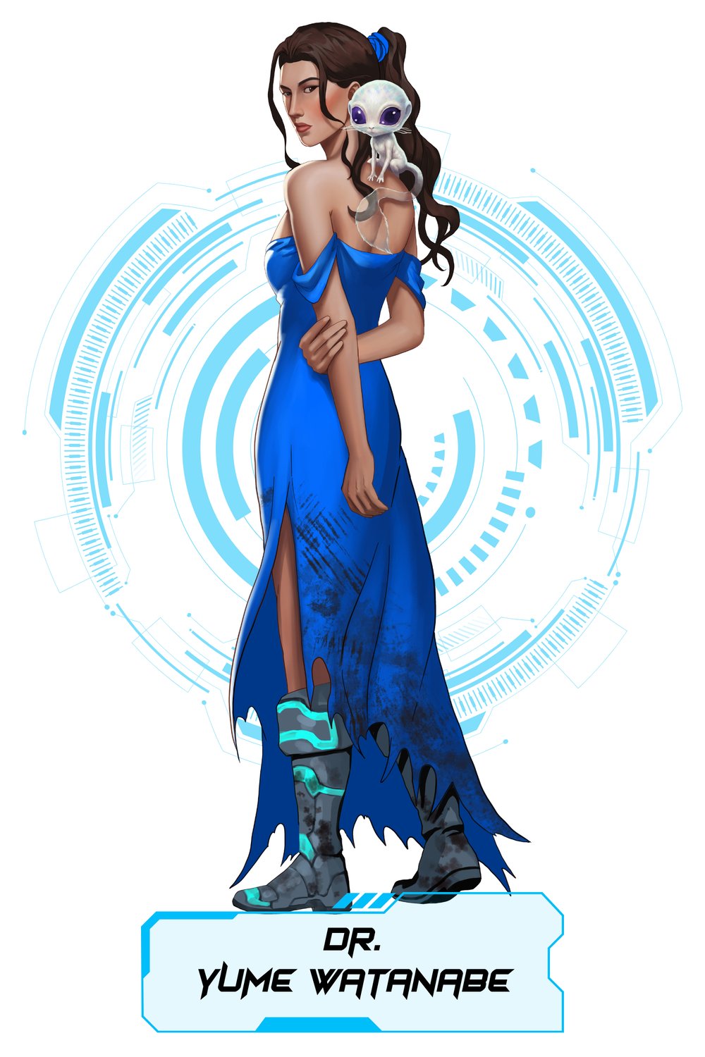 doctor geneticist space opera dark sci fi fantasy monster romance asian woman japanese author yd la mar
