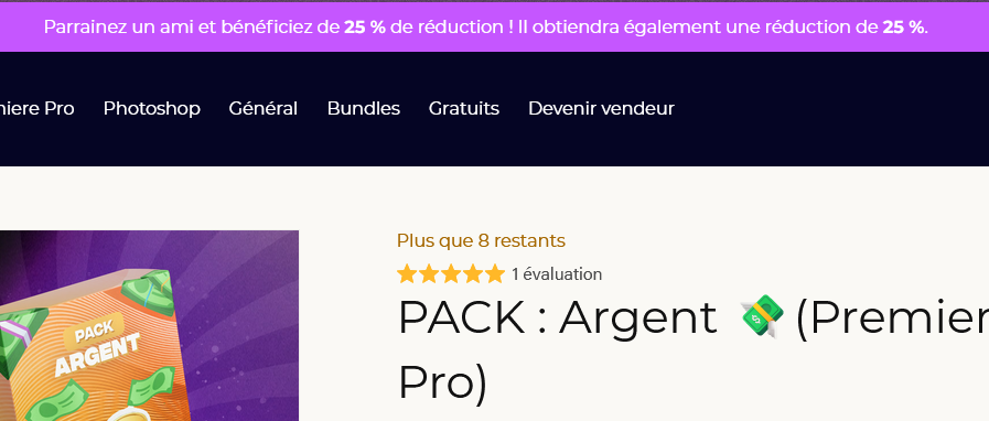 parrainage et gagner de l'argent sur Shelfcut