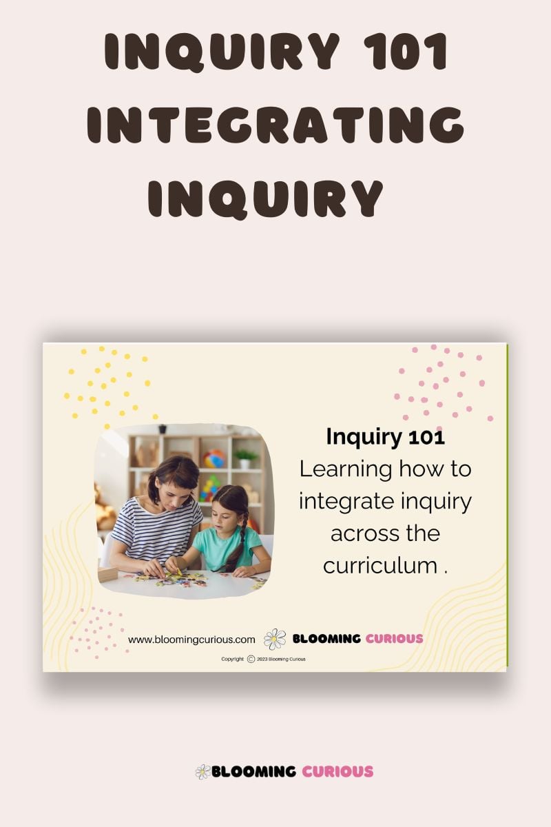 Inquiry 101 integrating inquiry in k-2