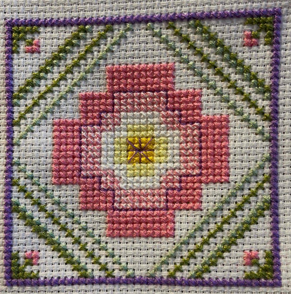 cross stitch with backstitch detailing