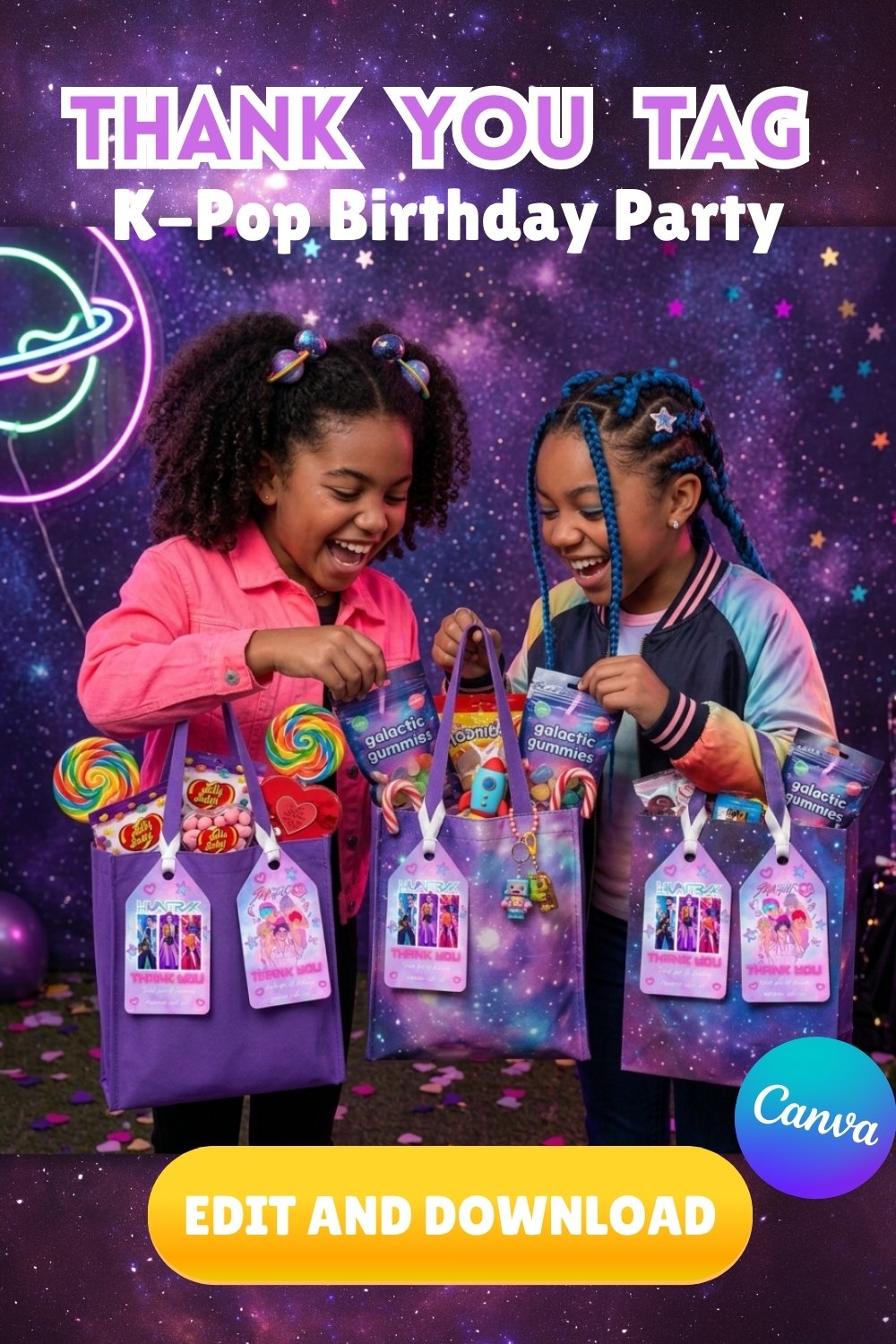 K-pop birthday Thank you Tag