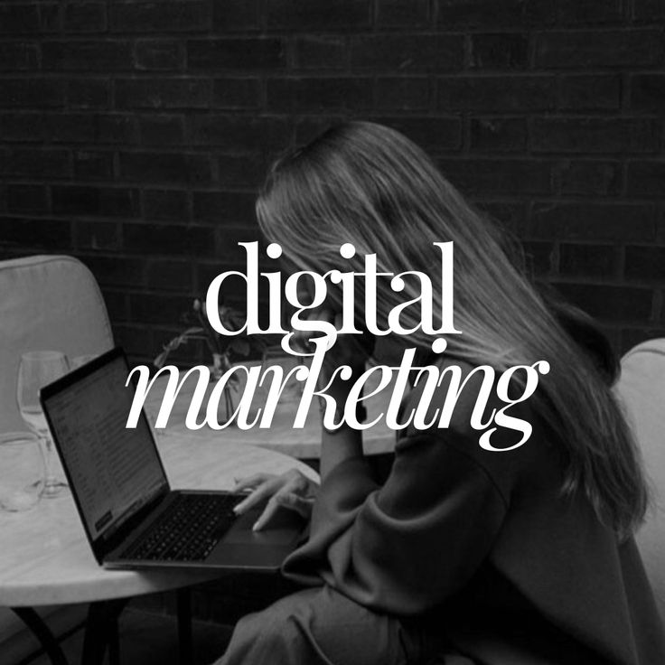 a image of a text saying digital marketing